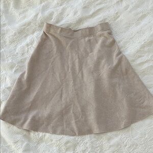 Sioni beige knit skirt